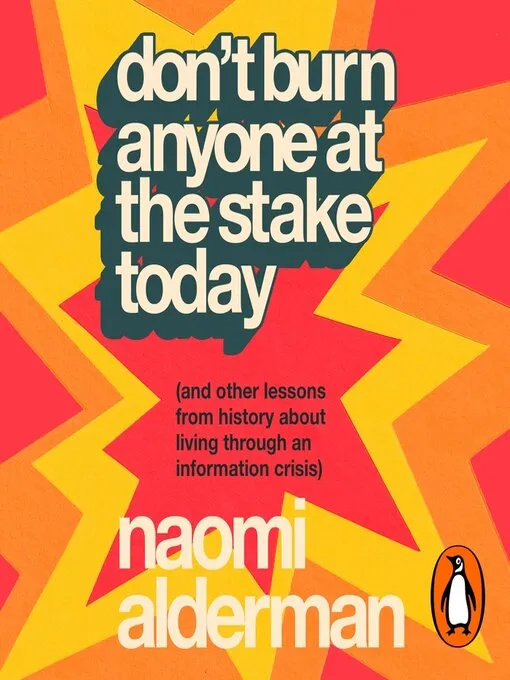 Book Cover for Don't Burn Anyone at the Stake Today