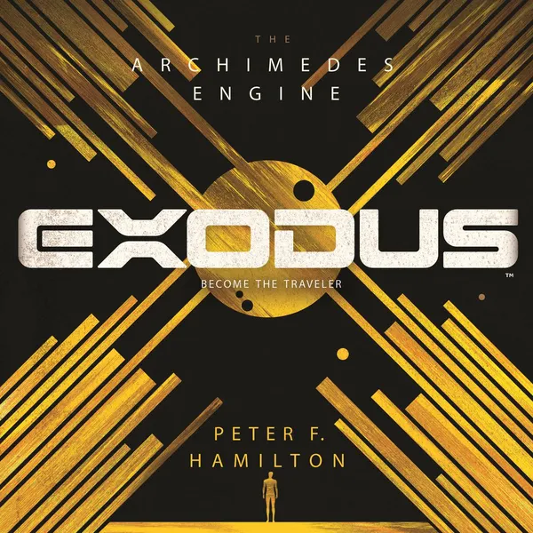 The book cover for the book Exodus: The Archimedes Engine