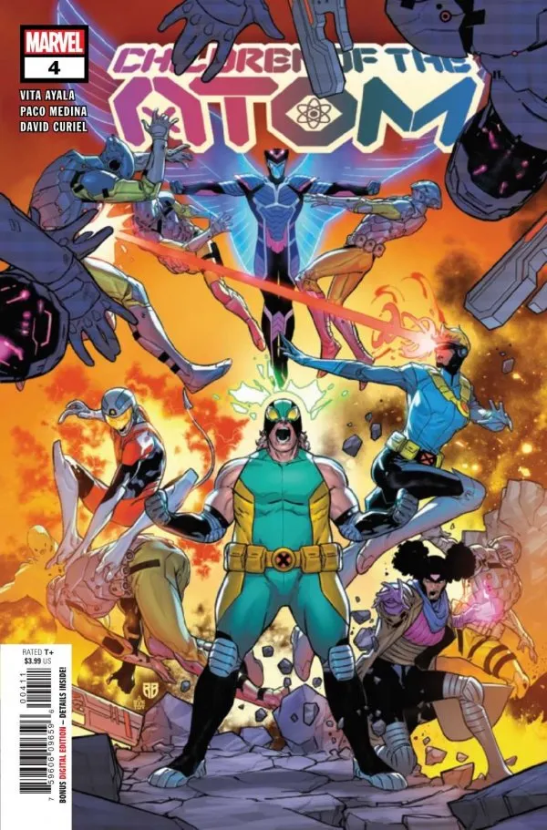 Cover for Children of the Atom #4